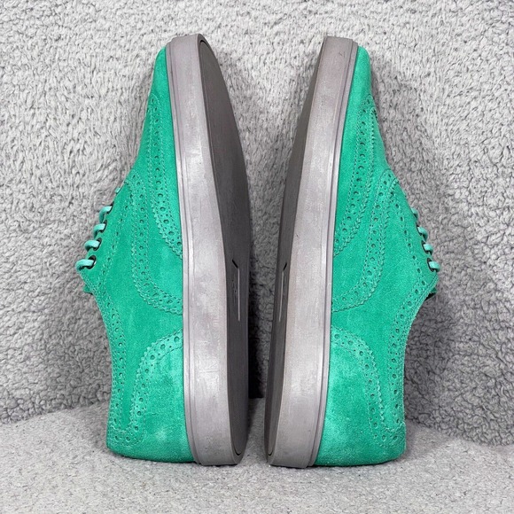 Cole Haan Bergen Mens Size 8.5 Wingtip Oxfords Shoes Green Mint Leaf Suede main image 6